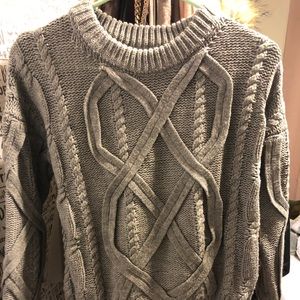 Gray Knit Sweater